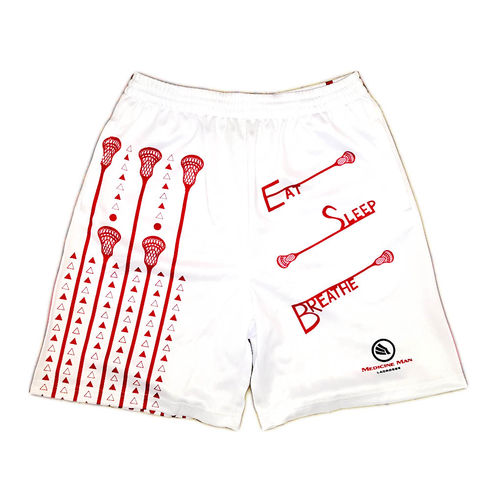 Men's Eat Sleep Breathe Lacrosse Shorts 